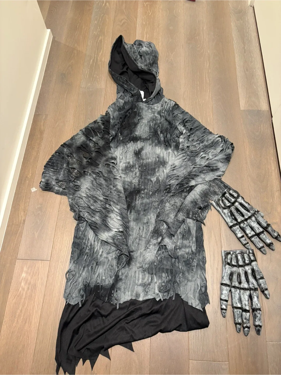 Kids' Grim Reaper Costume with Gloves