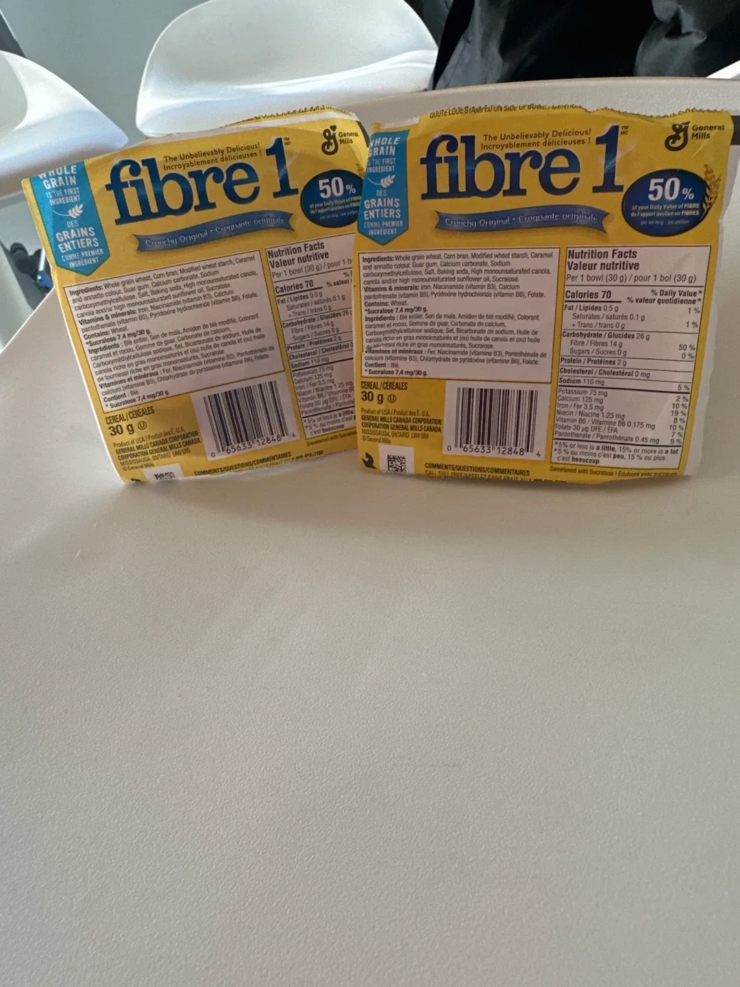 Fibre 1 Crunchy Original Cereal (2 boxes) thumbnail