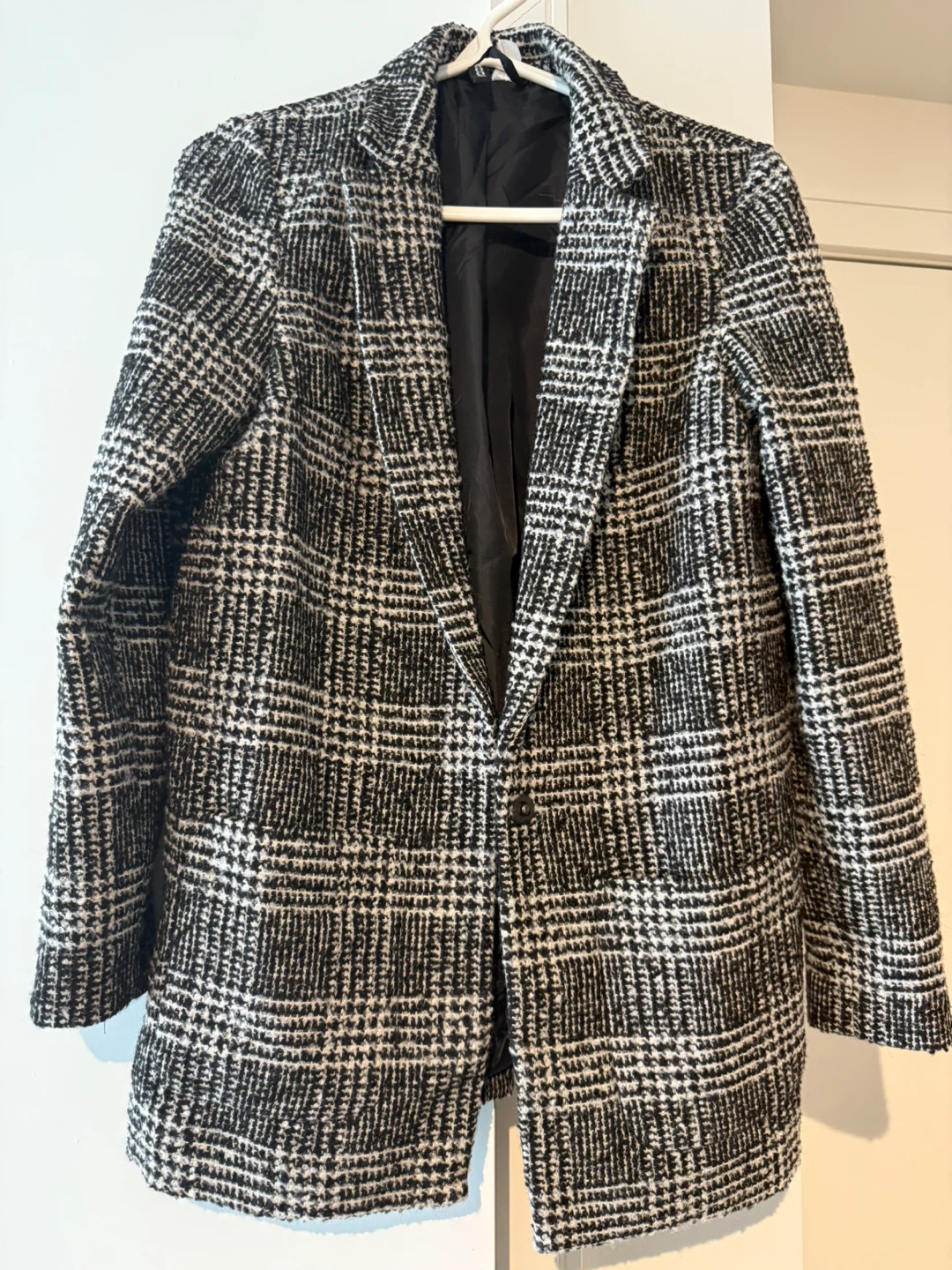 H&M Divided Plaid Blazer - Size US 4