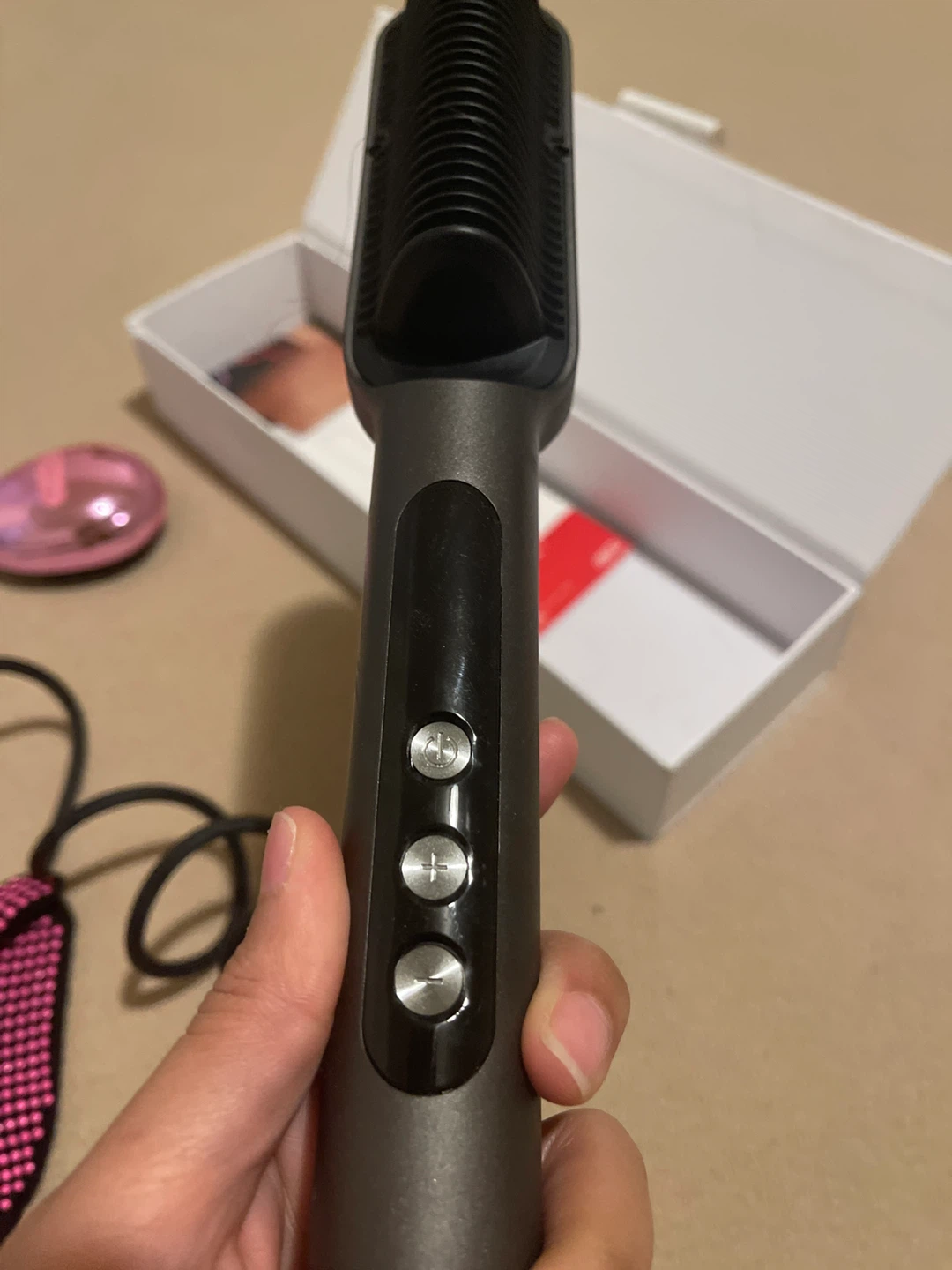 TYMO Hair Straightener Brush with Glove & Accessories - photo 2