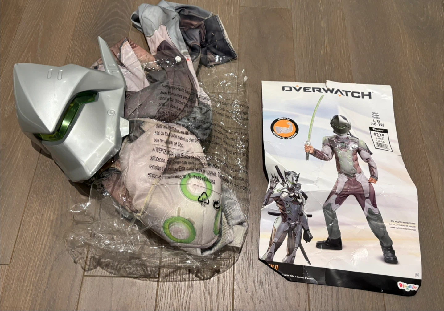 Overwatch Genji Costume - Size L/G (10-12)