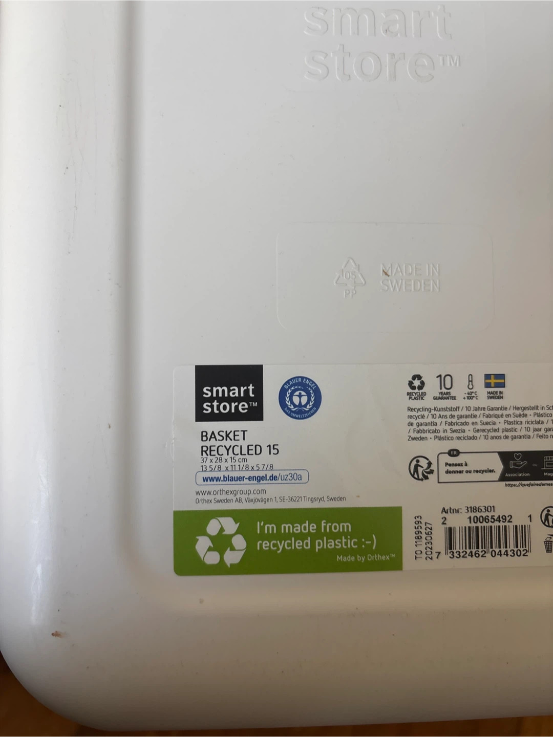 Smart Store Baskets - Gray/White - photo 3
