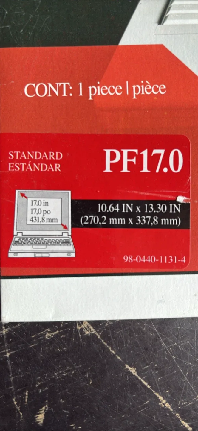 3M PF17.0 Privacy Filter for 17" Laptop image indicator(3)