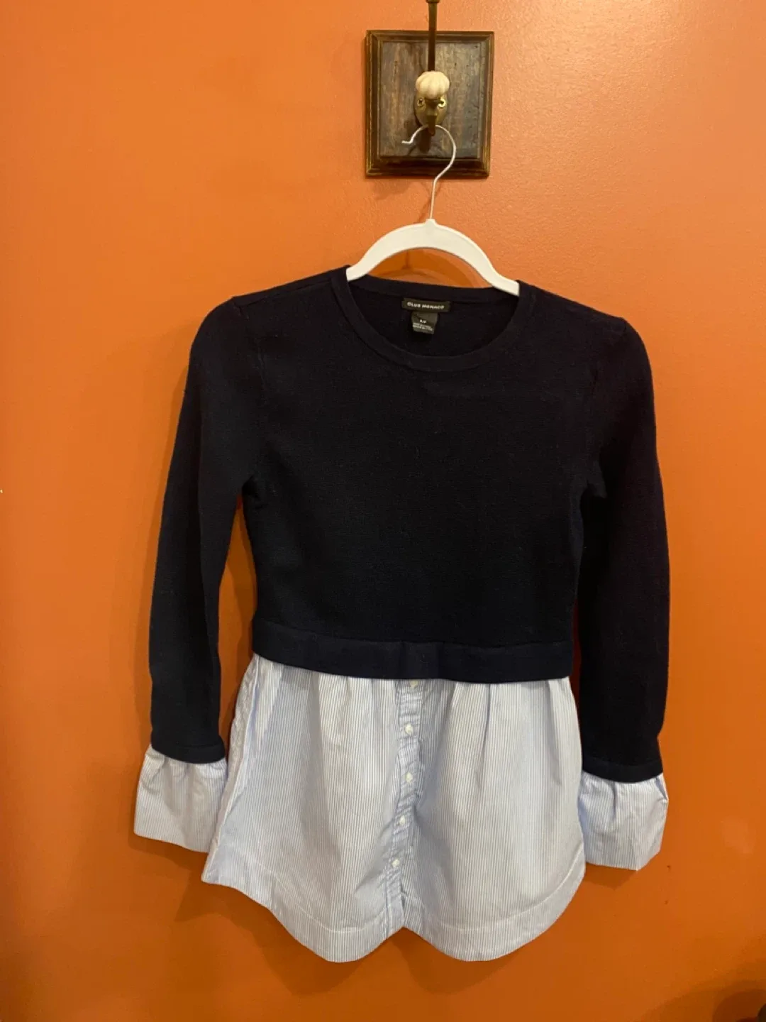 Club Monaco Navy Blue Sweater Shirt - Size XS thumbnail