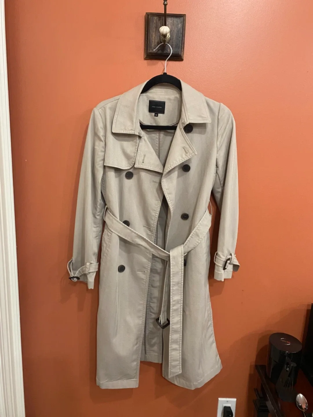 Ana Capri Trench Coat - Size S thumbnail