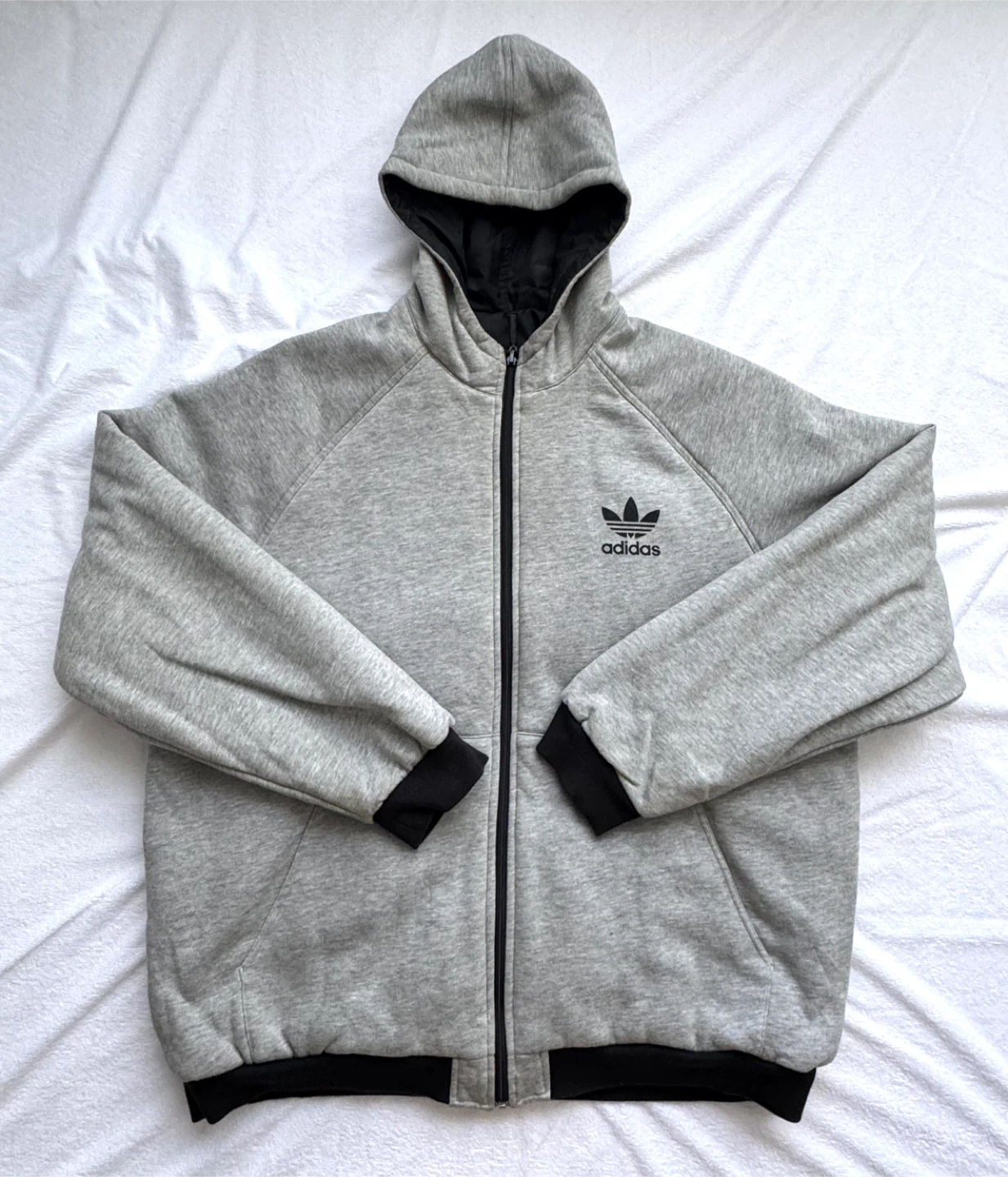 Adidas Black Reversible Hooded Jacket - photo 4