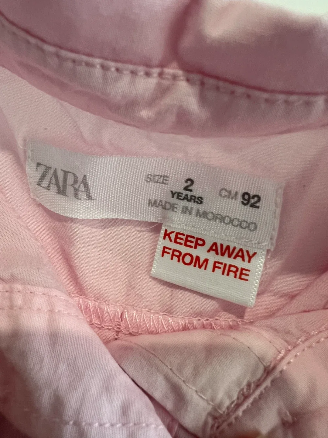 Zara Baby Poplin Shirt - Size 2 Years image indicator(3)