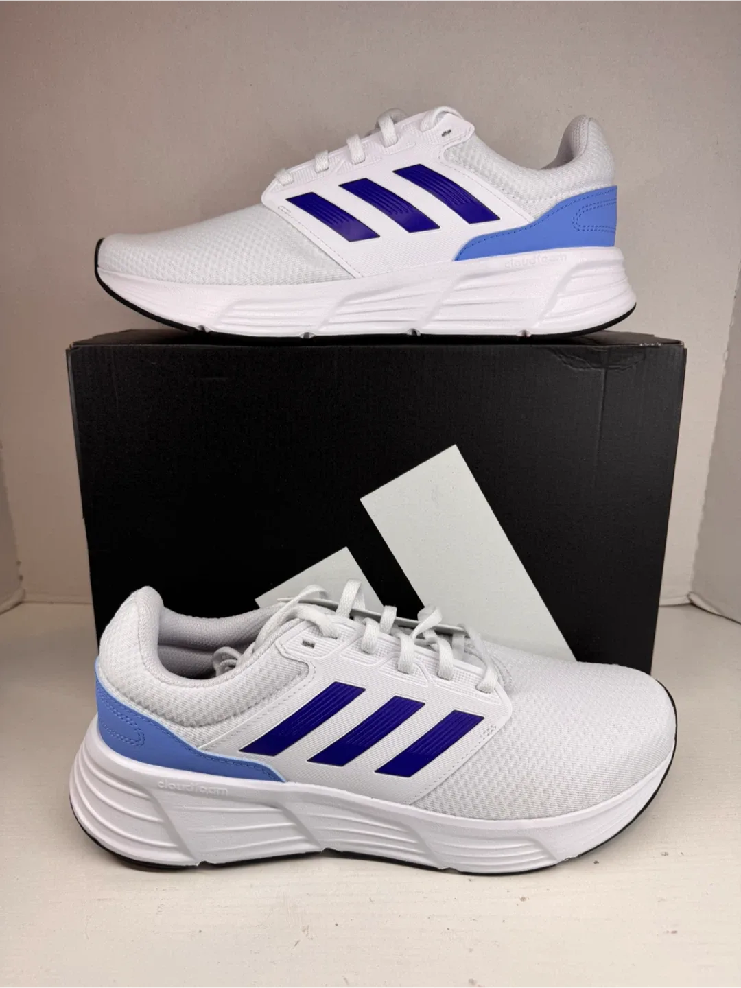 Adidas Galaxy 6 M White/Blue, Size 11, Men’s New in Box image indicator(3)