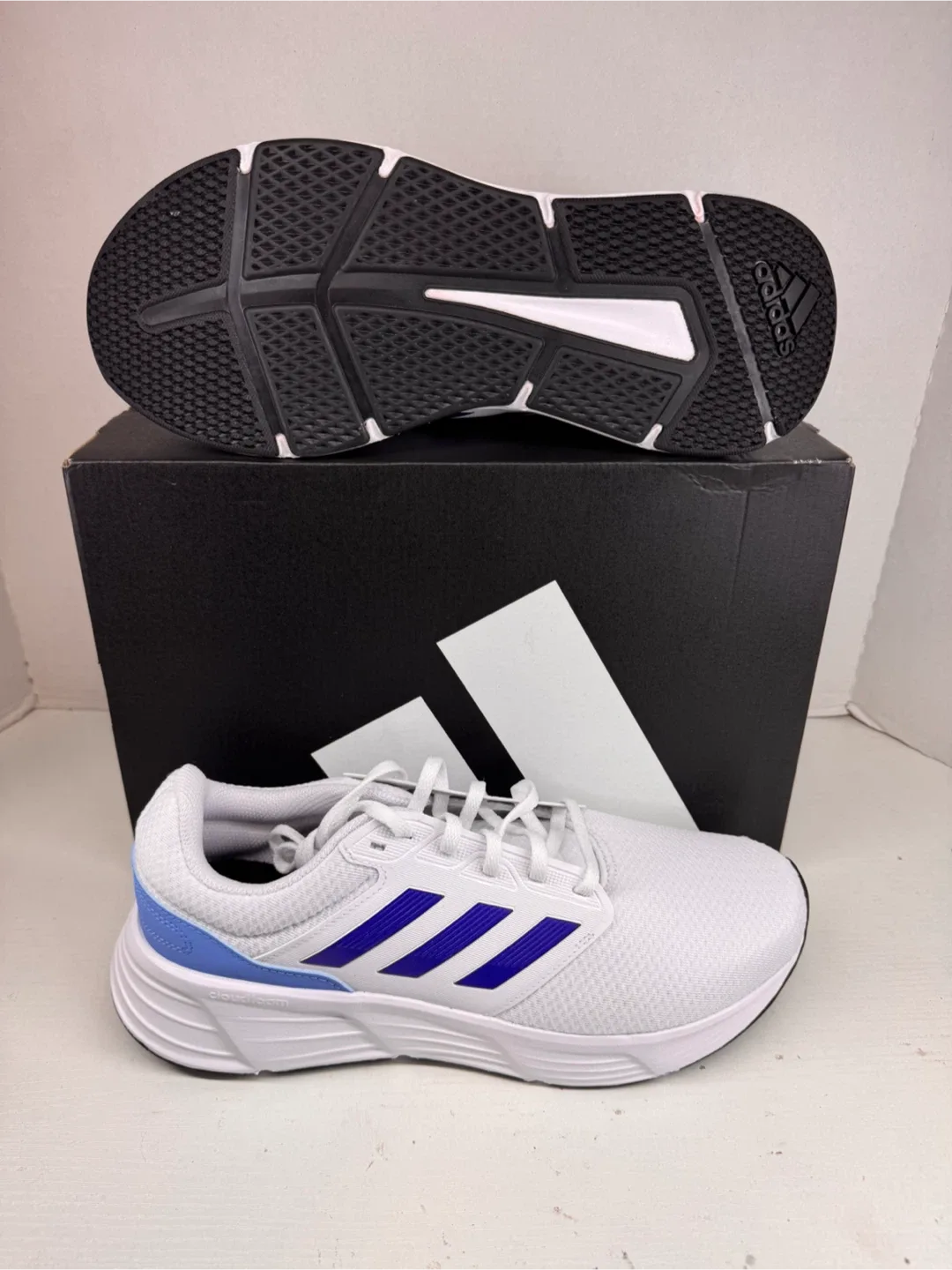 Adidas Galaxy 6 M White/Blue, Size 11, Men’s New in Box image indicator(4)