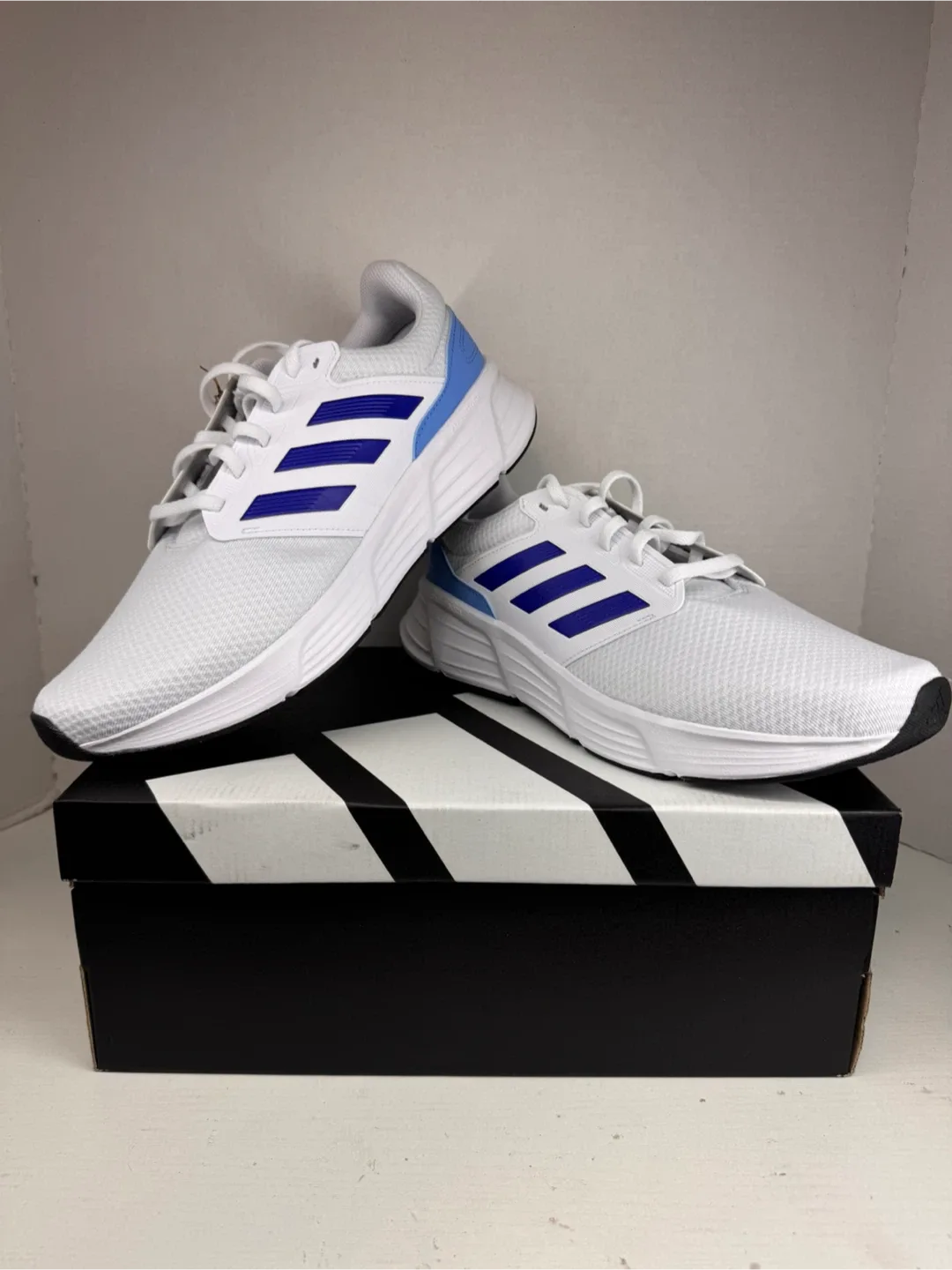 Adidas Galaxy 6 M White/Blue, Size 11, Men’s New in Box image indicator(5)