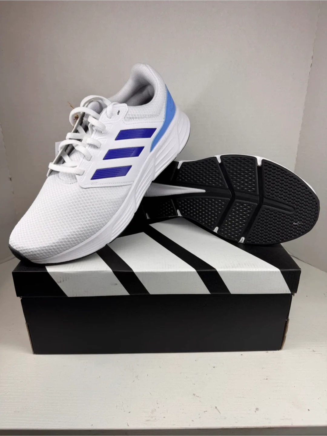 Adidas Galaxy 6 M White/Blue, Size 11, Men’s New in Box image indicator(6)