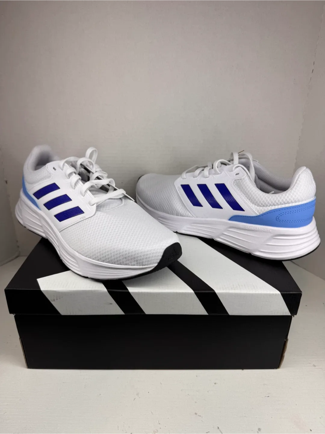 Adidas Galaxy 6 M White/Blue, Size 11, Men’s New in Box image indicator(9)