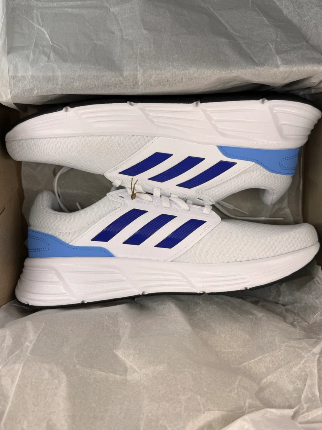 Adidas Galaxy 6 M White/Blue, Size 11, Men’s New in Box image indicator(10)