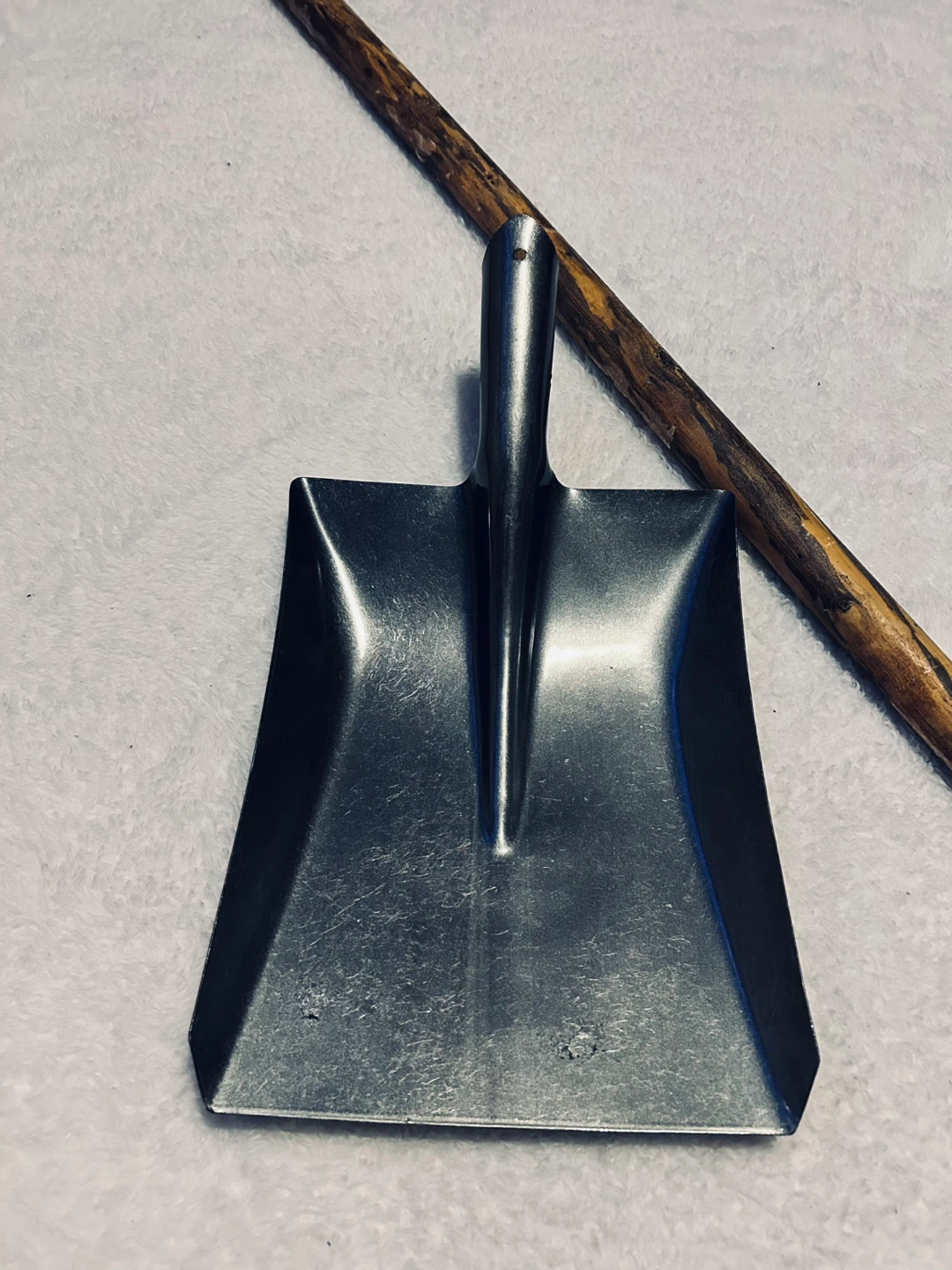 NEW Nueva Pala Metal Ash Shovel Wooden Handle - photo 2