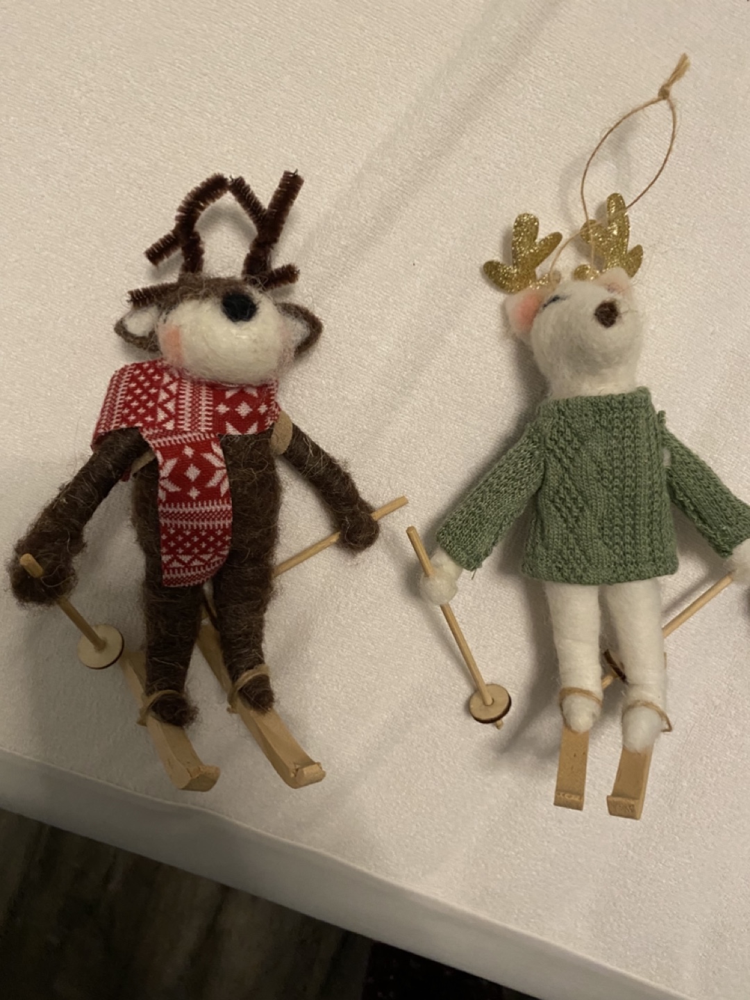 4 Felt Christmas ornaments - photo 2