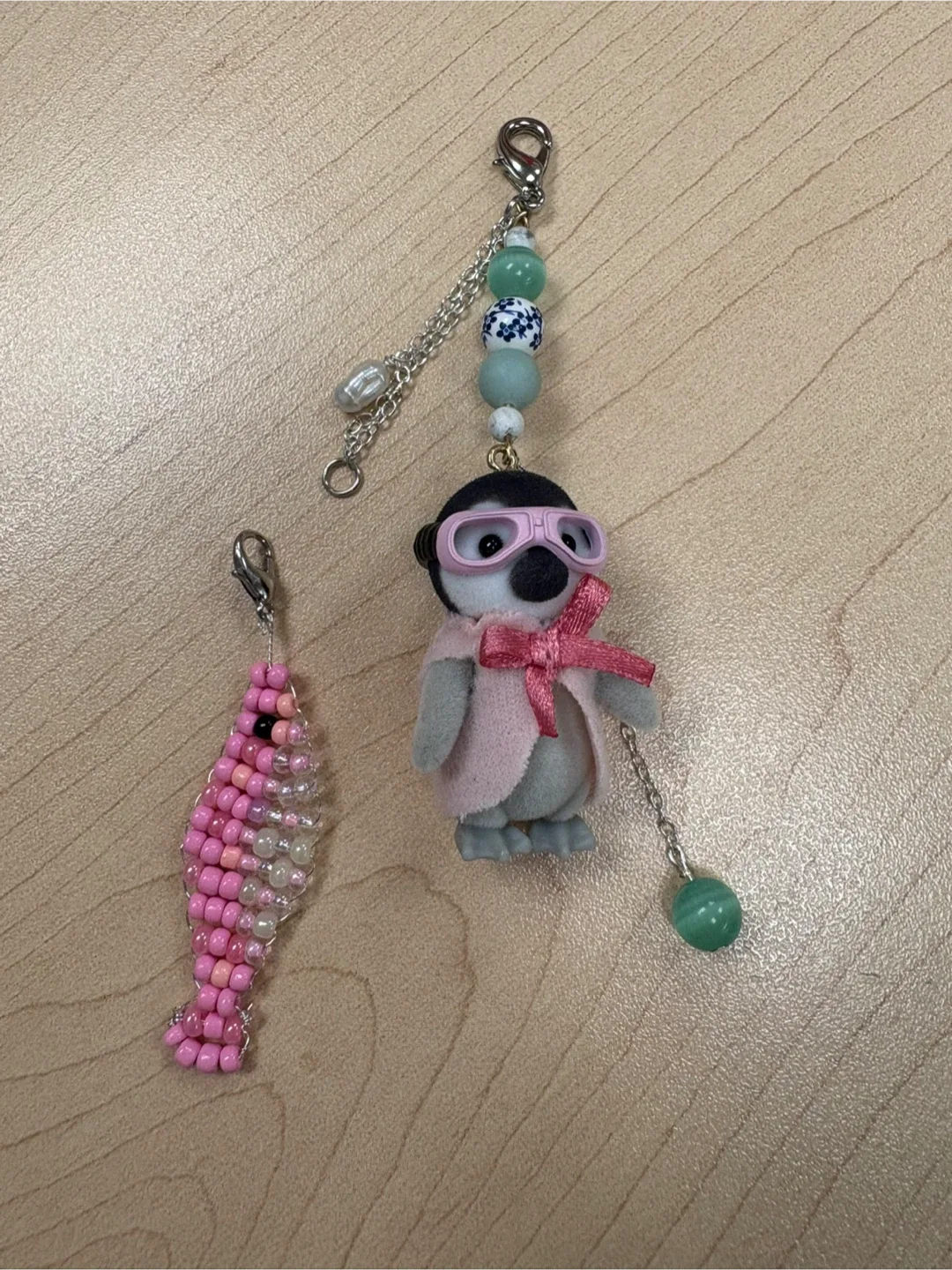 CALICO CRITTERS Custom Bag Charm Keychains! Penguin Baby image indicator(6)