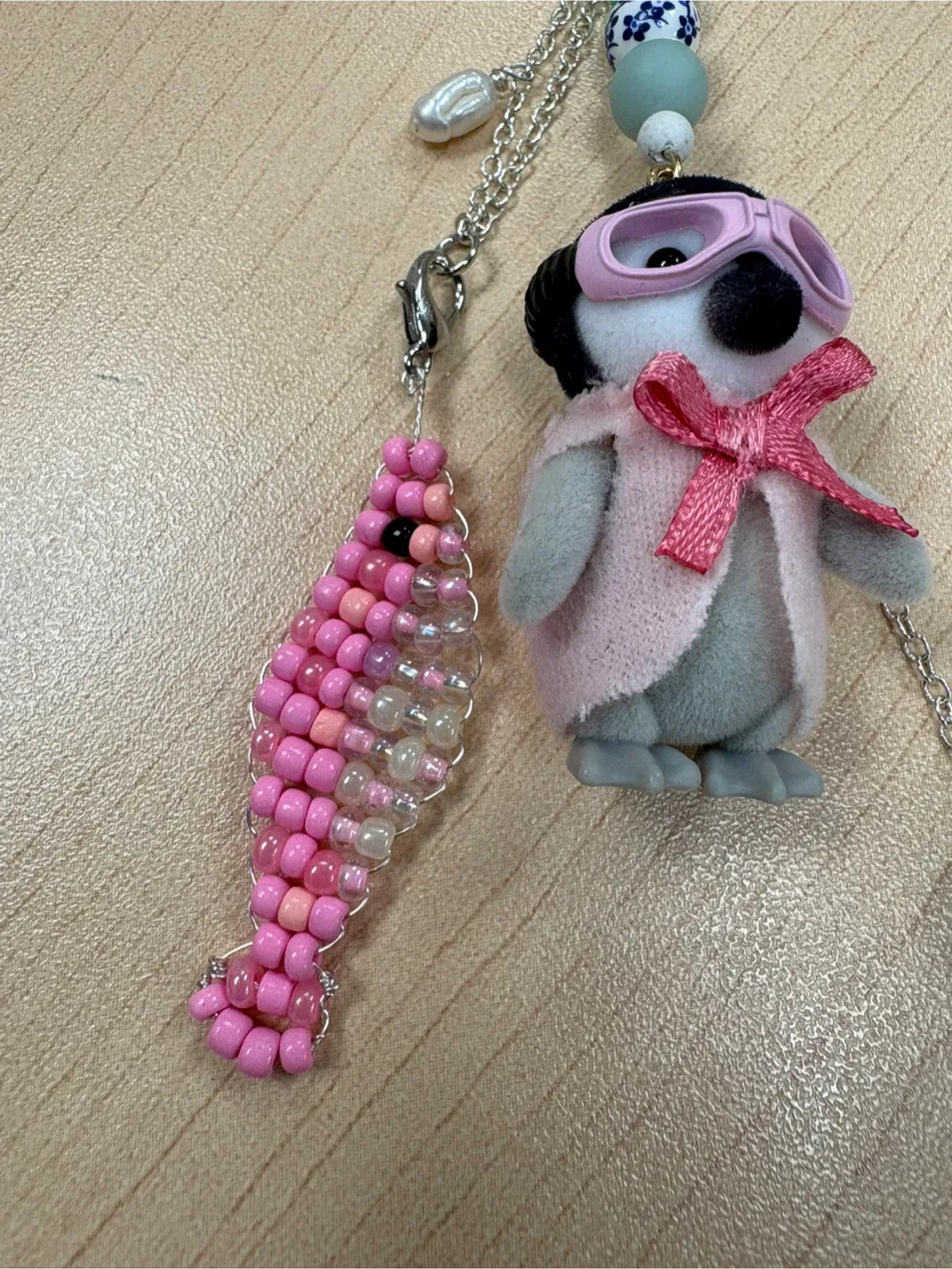 CALICO CRITTERS Custom Bag Charm Keychains! Penguin Baby image indicator(5)