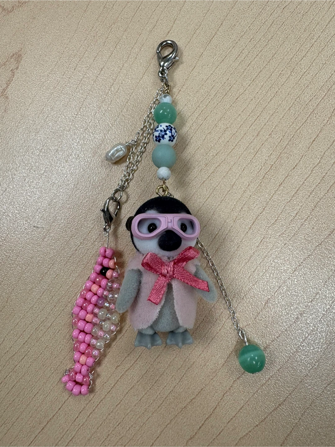 CALICO CRITTERS Custom Bag Charm Keychains! Penguin Baby