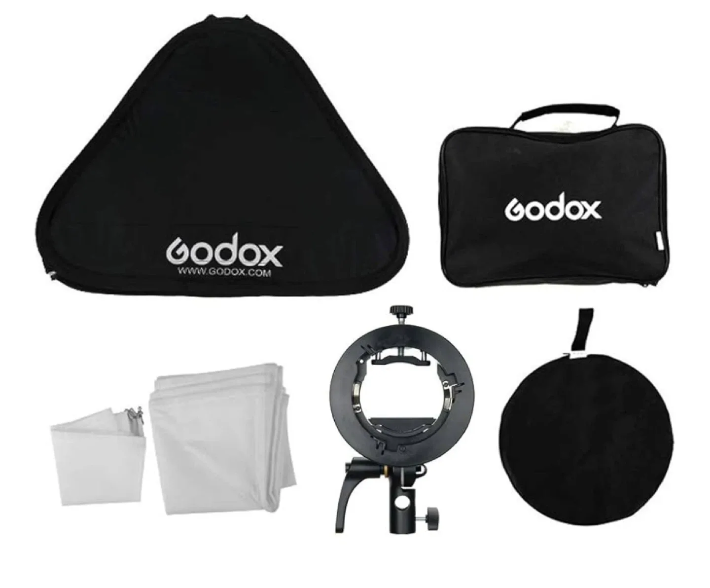 Godox Softbox with S-Type Speedlite Bracket, Bowens Mount image indicator(3)