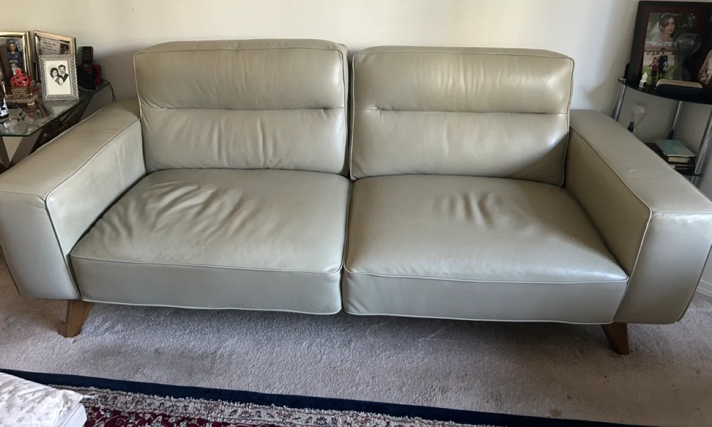 Leather Sofa - Light Beige image indicator(4)