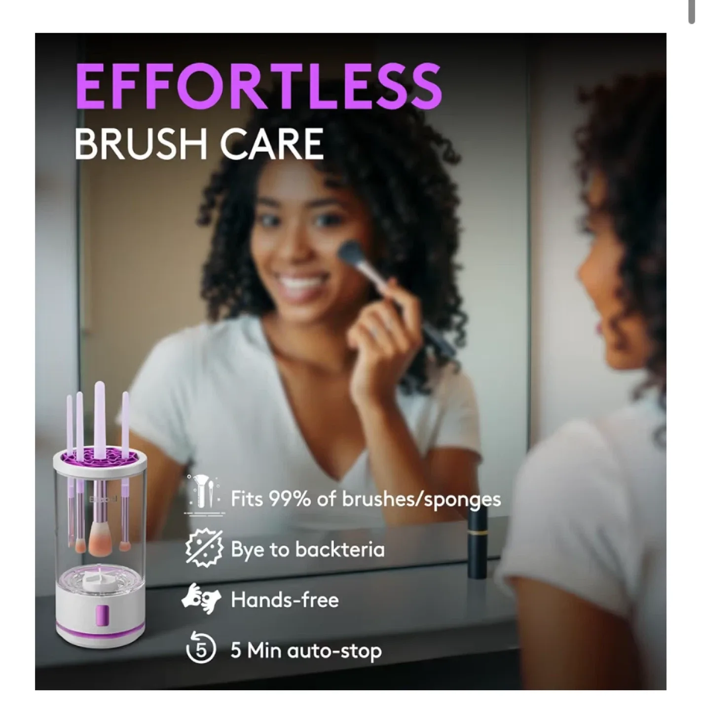 Eitabel Electric Makeup Brush Cleaner - NEW image indicator(2)