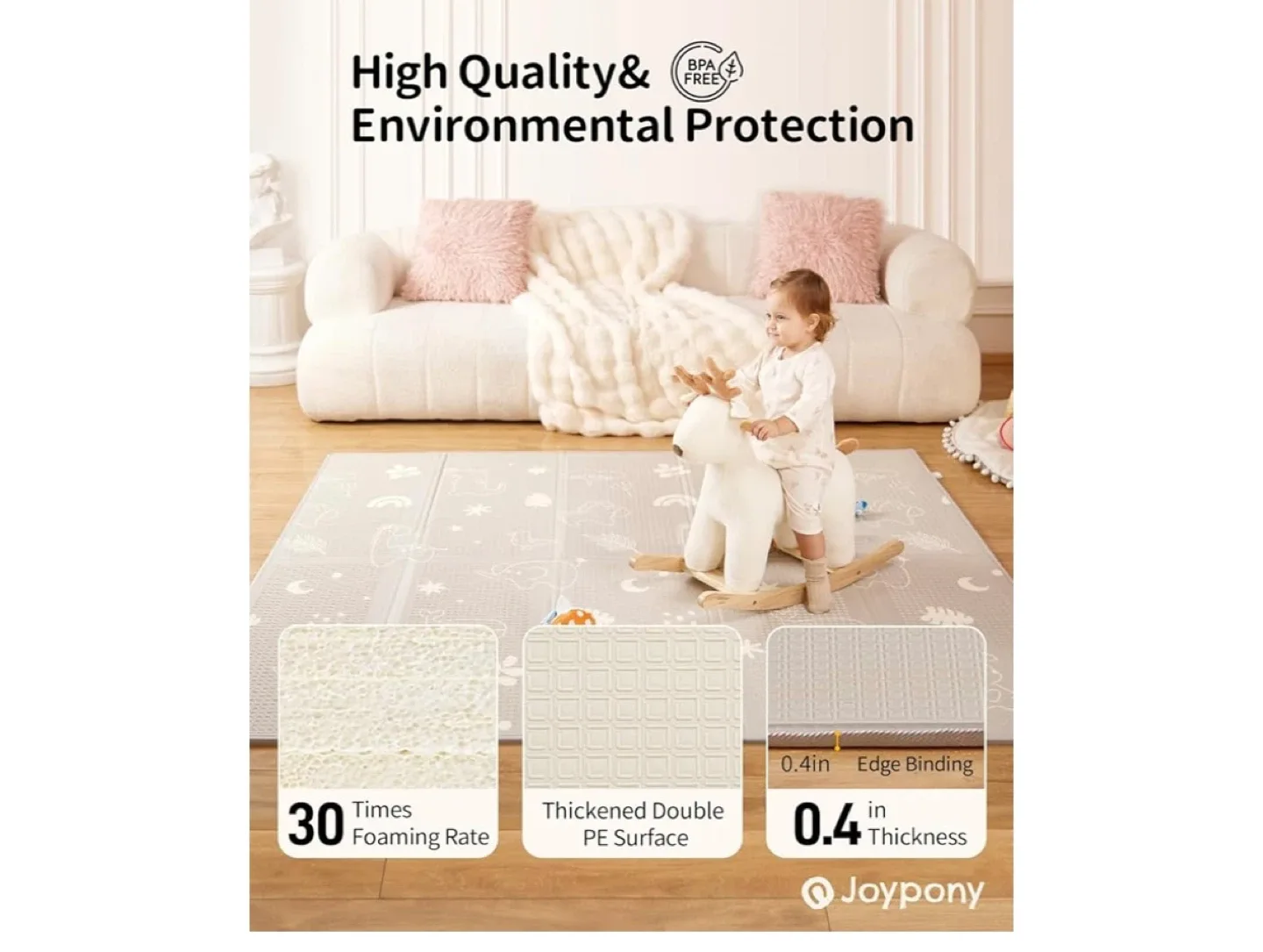 Joypony Folding Playmat - Great Condition! image indicator(3)