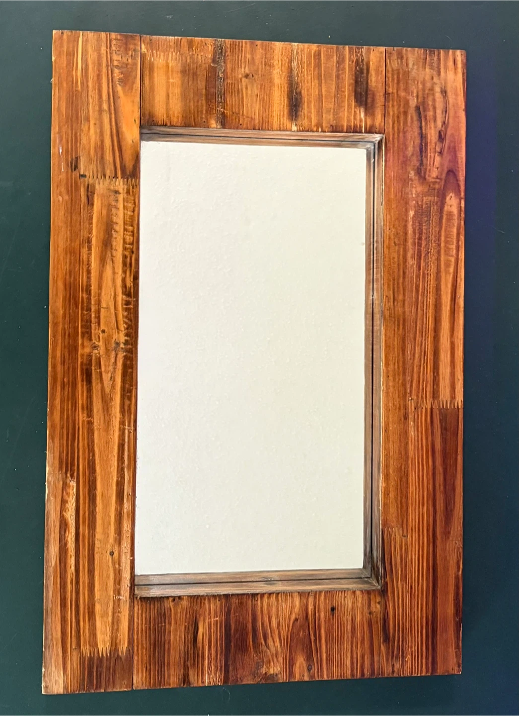 Rustic Wooden Framed Mirror
