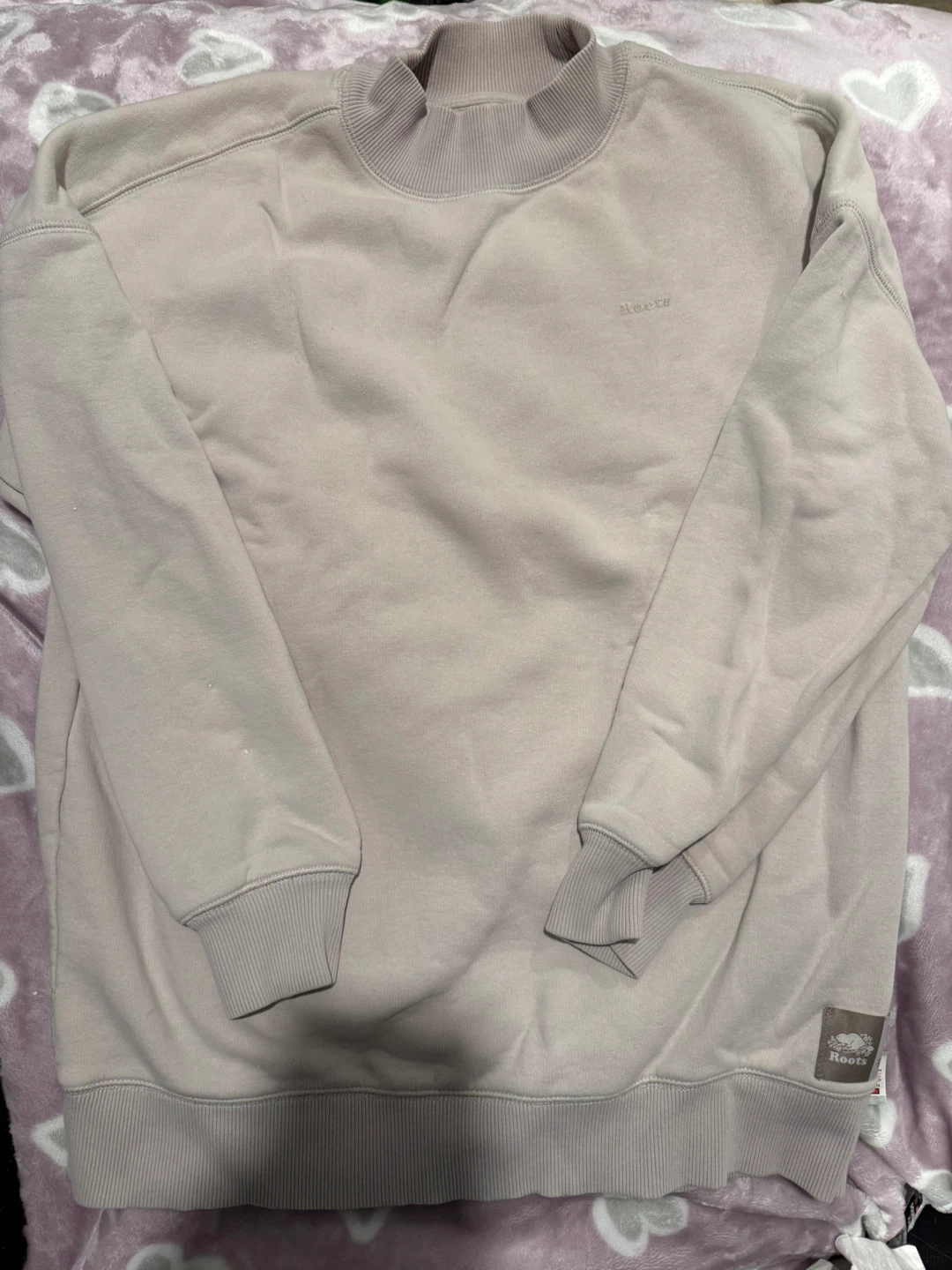 Roots Mock Neck Sweatshirt - Size S