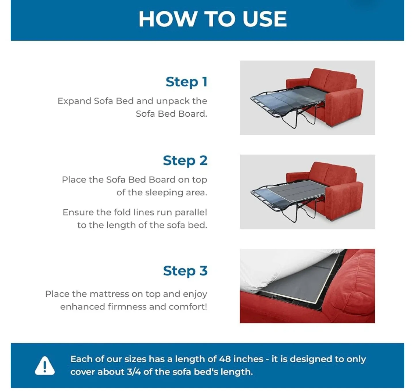 Meliusly Flex Sleeper Sofa Support Board (Queen) image indicator(5)