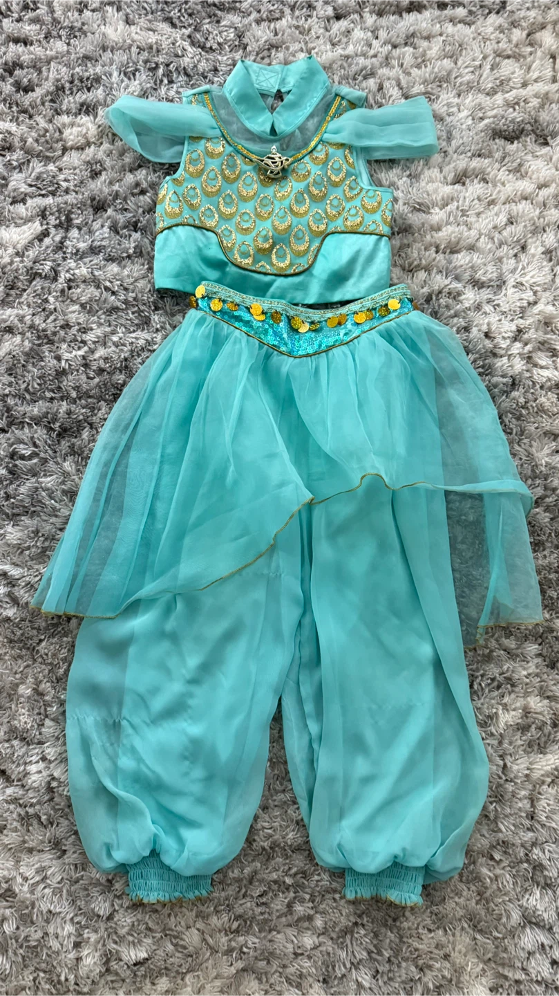 Halloween Costume Disney Jasmine Costume - Size 7/8