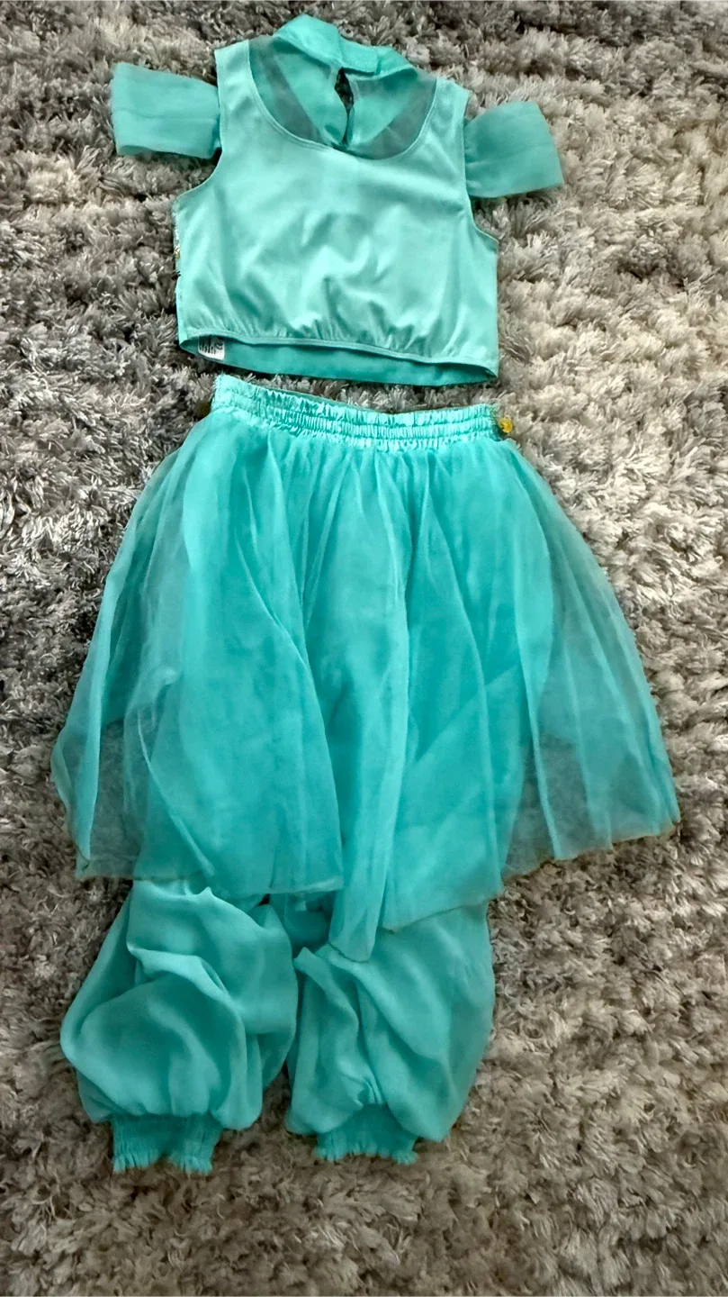 Halloween Costume Disney Jasmine Costume - Size 7/8 image indicator(2)