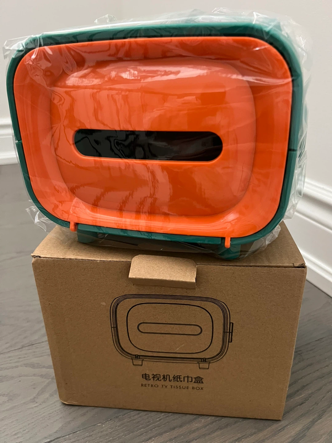 Retro TV Tissue Box