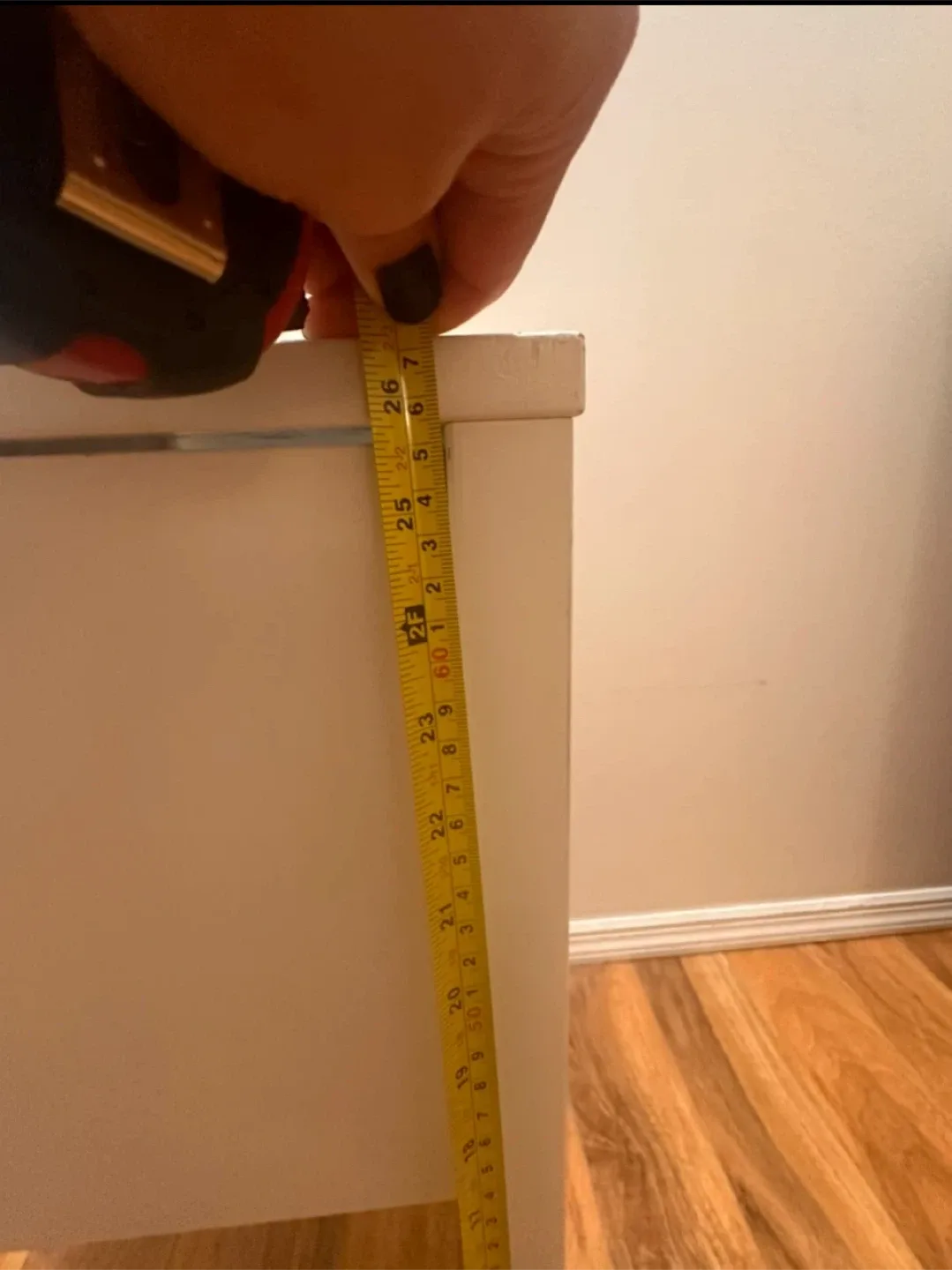 White Bedside Table with Drawer image indicator(4)