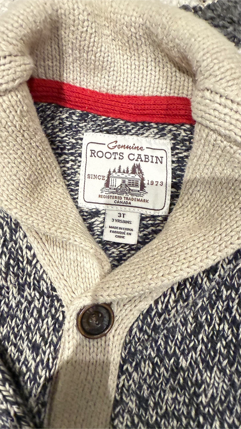 Roots Cabin Cardigan - Size 3T - photo 2