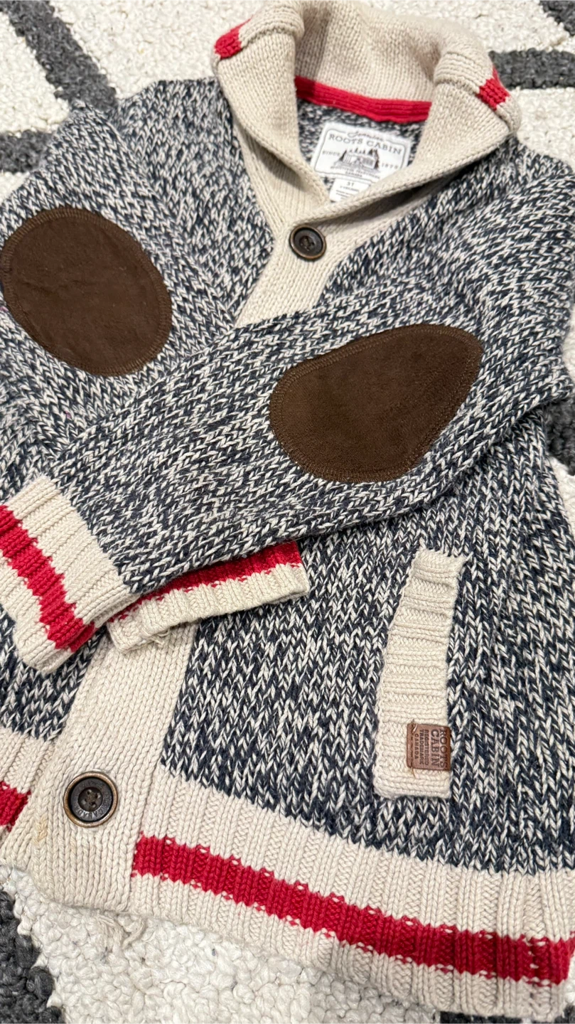 Roots Cabin Cardigan - Size 3T - photo 3