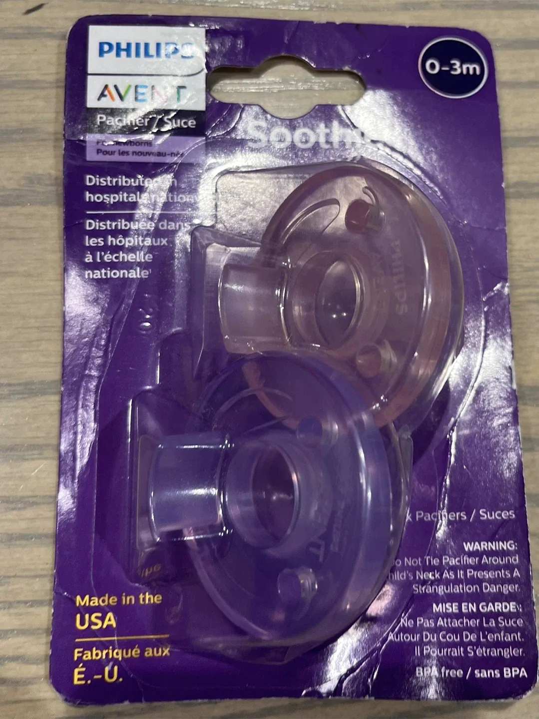 🥕New Philips Avent Soothie Pacifier 0-3m