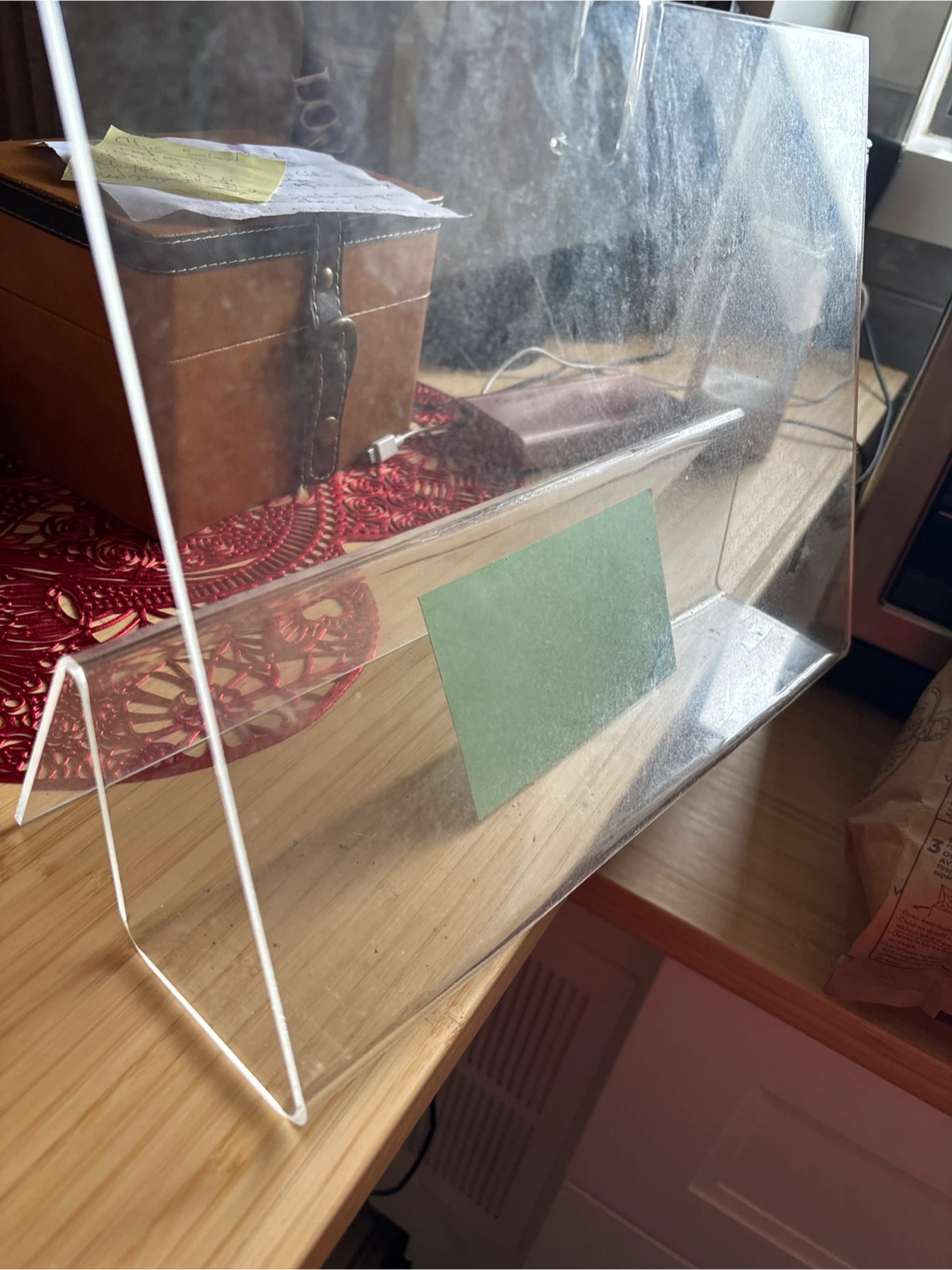 Clear Acrylic Recipe card holder