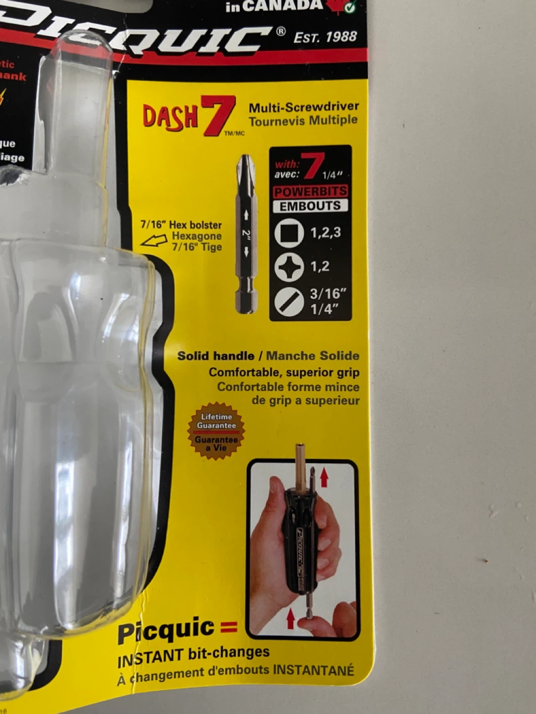 Picquic Dash 7 Multi-Screwdriver - New in Package - photo 3