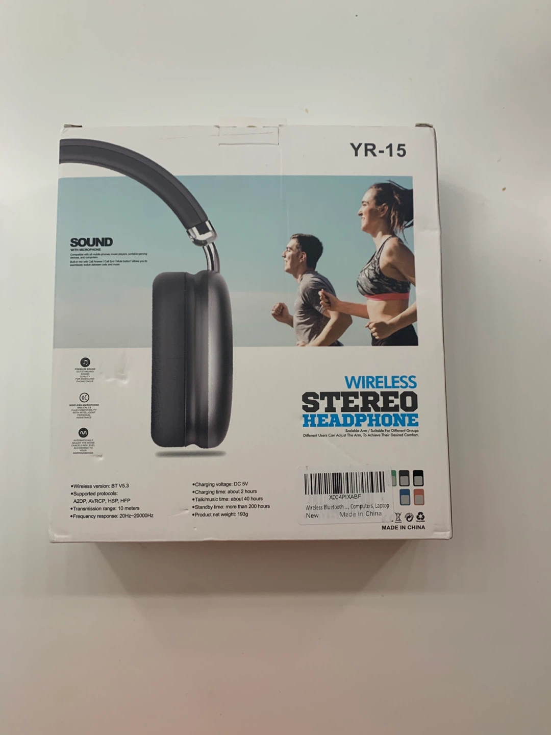 YR-15 Wireless Stereo Headphones - New in Box!