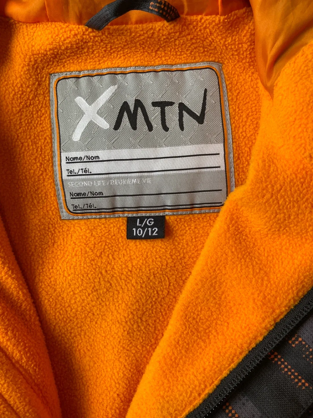 XMTN Kids Fall/Spring Jacket - Size L (10/12) image indicator(2)