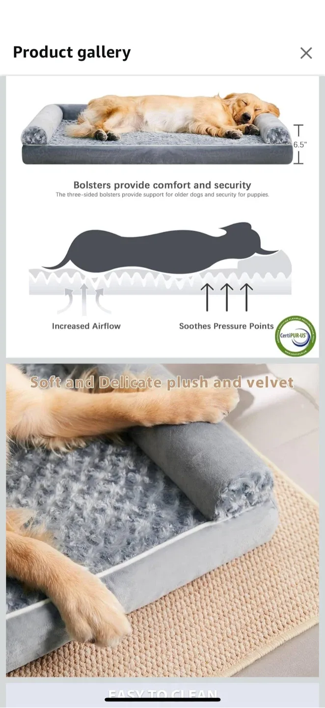 YPDOPORA Orthopedic Dog Bed – XL image indicator(3)