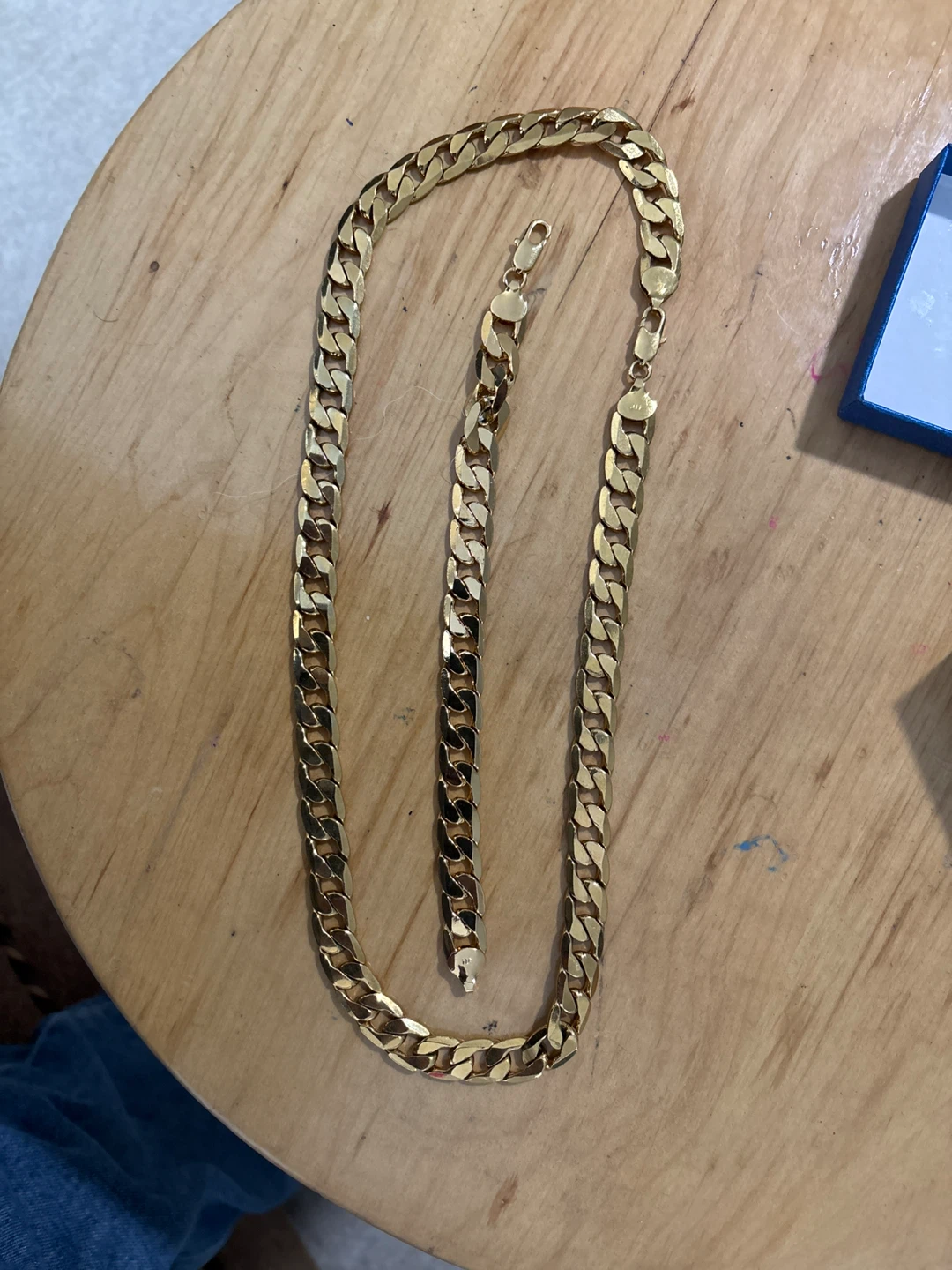 Gold Cuban Link Chain Necklace