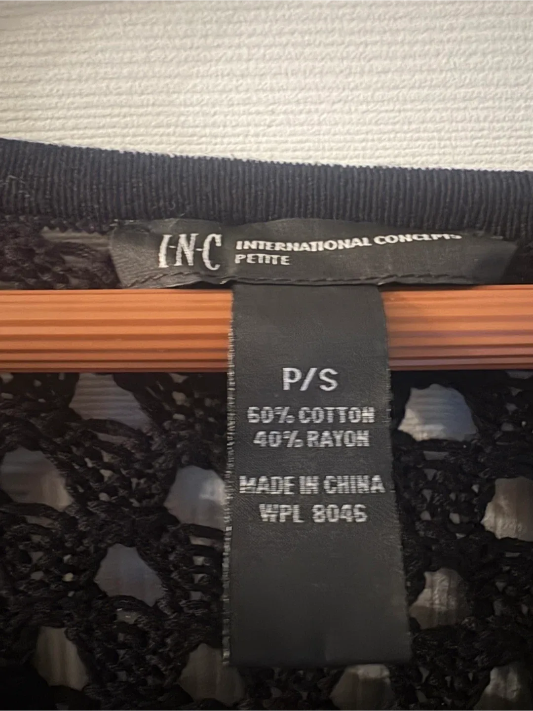 Womens black sparkly sweater size small image indicator(2)