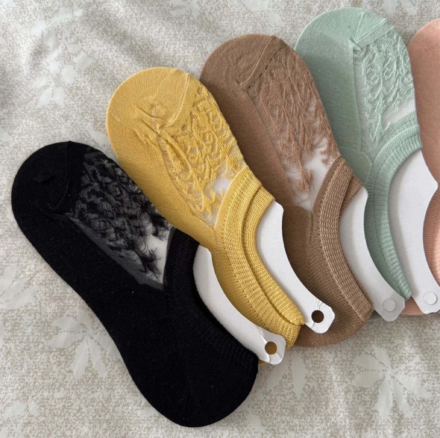 Assorted No-Show Socks - 7 Pairs - photo 2