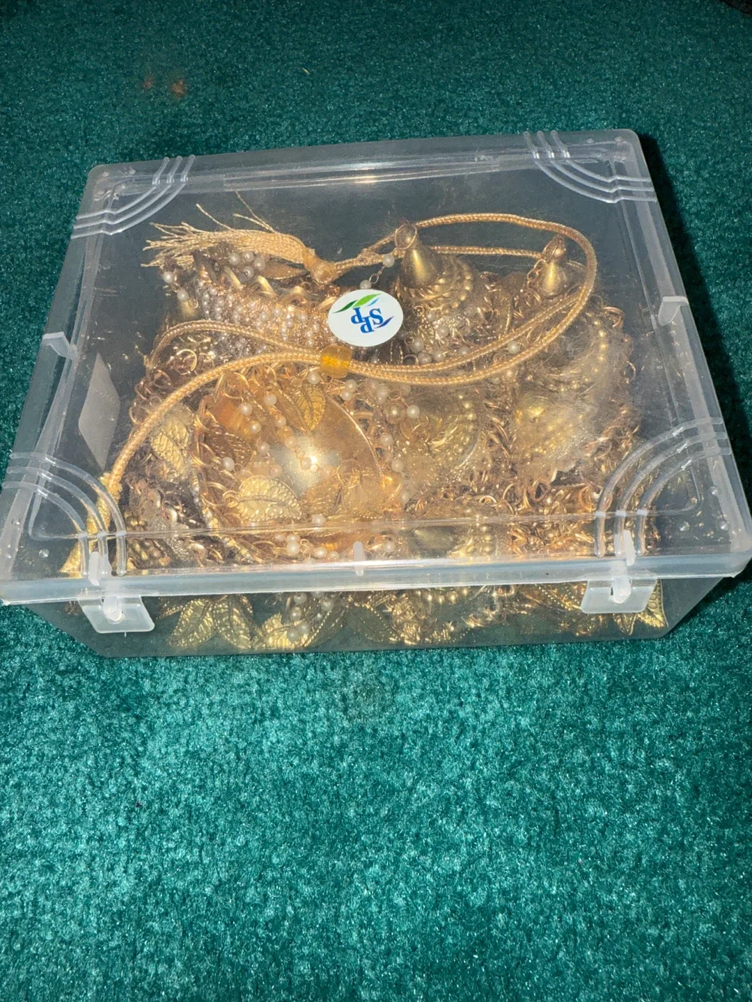 Gold Indian Bridal Kaleera image indicator(4)