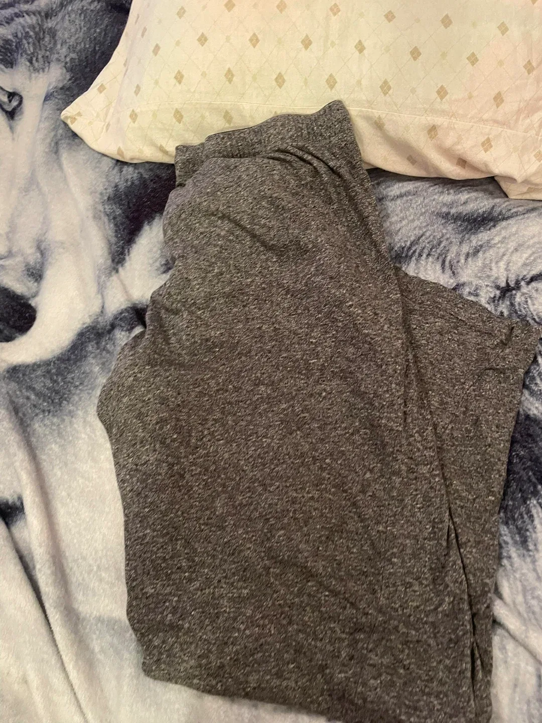 Hanes Men's Grey Pajama Pants - Size Grand image indicator(7)