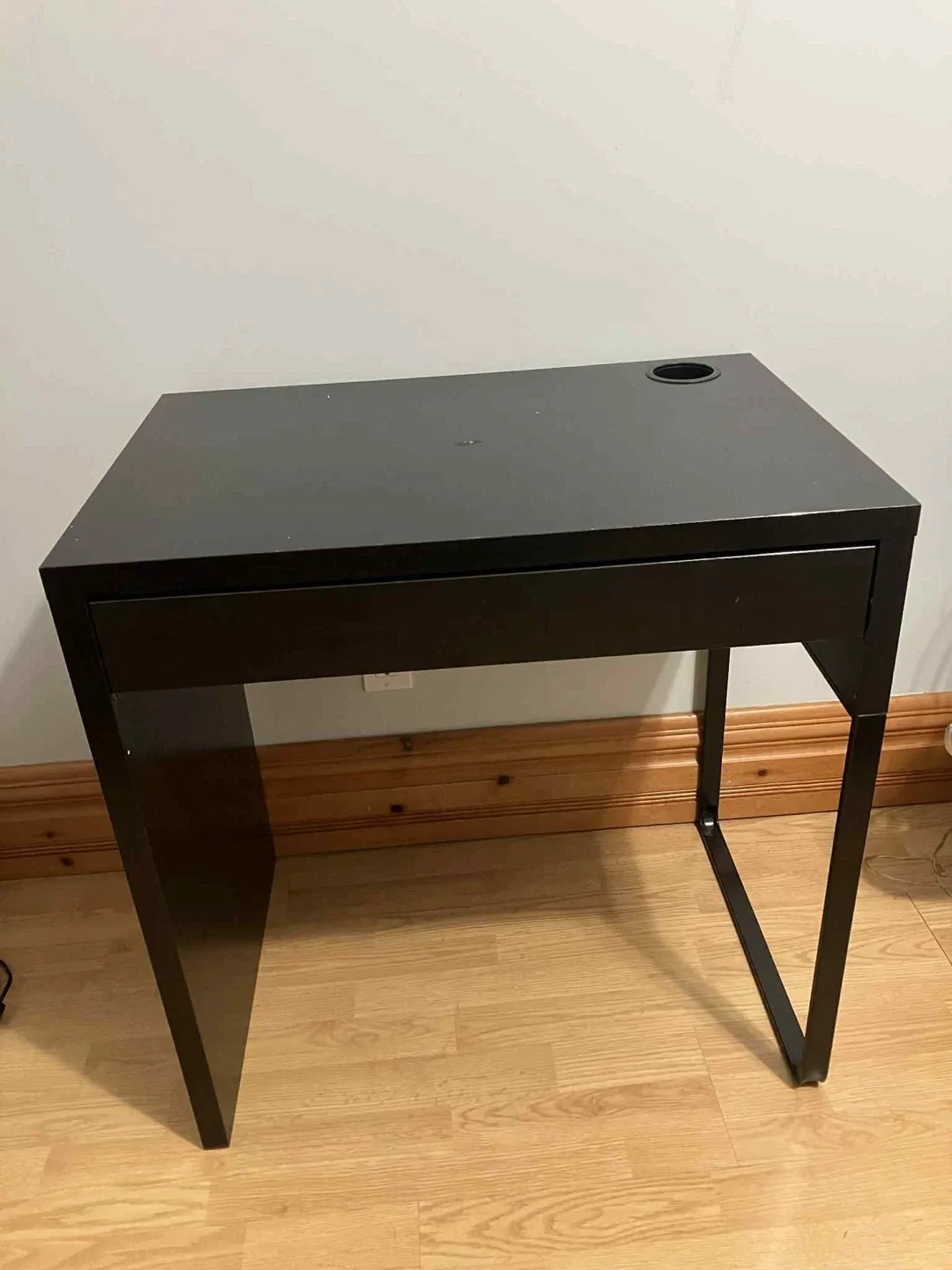 Black Desk with Drawer
