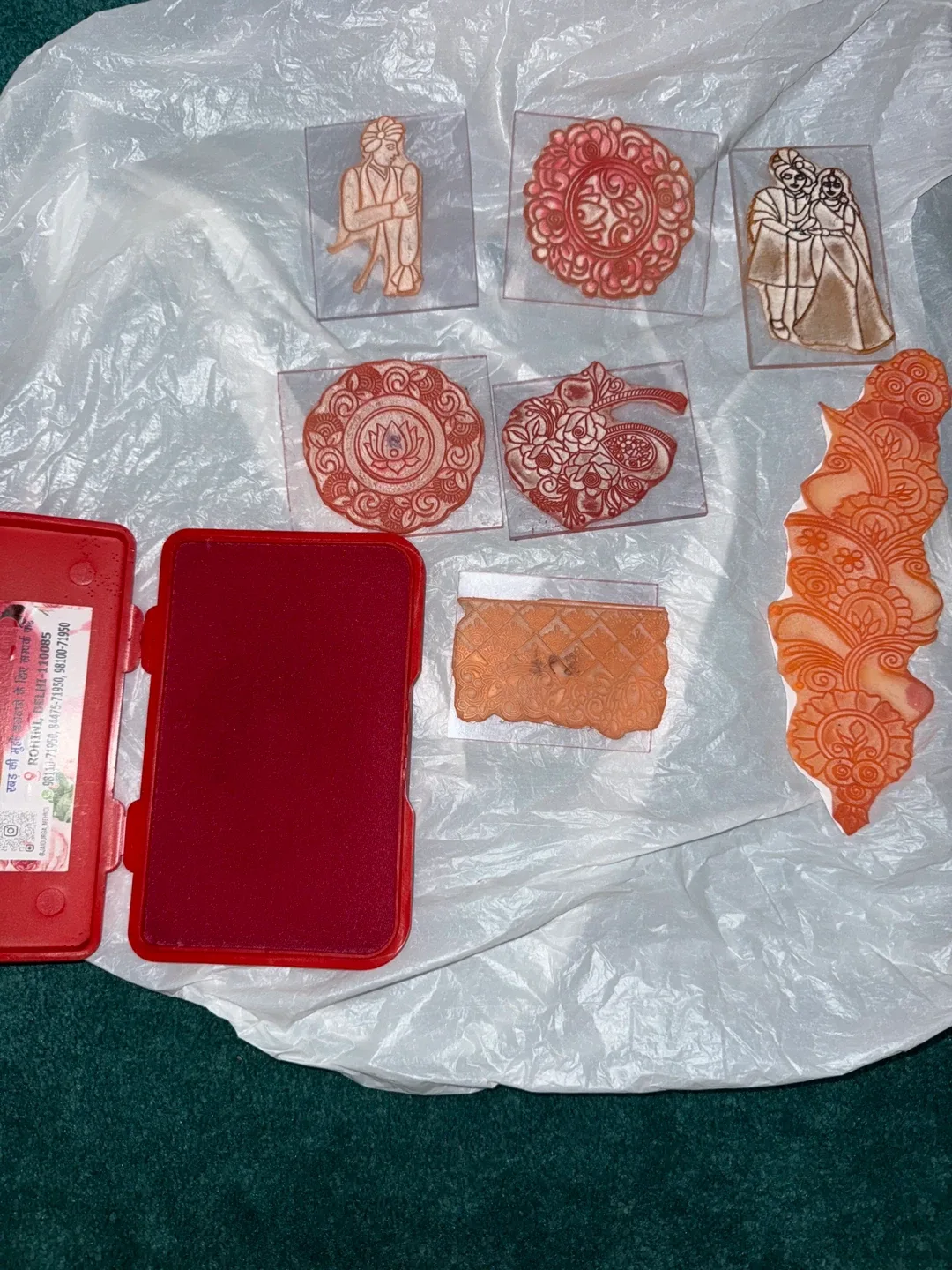 Henna Tattoo Stamp Set thumbnail