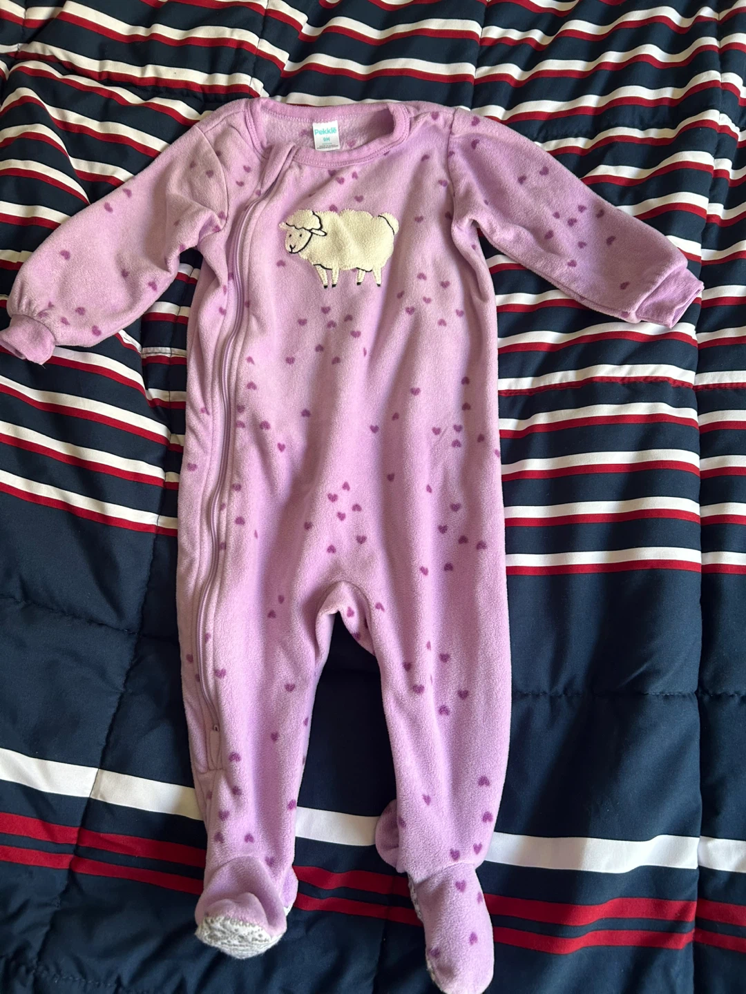 Baby Footed Pajamas - Size - 9Months
