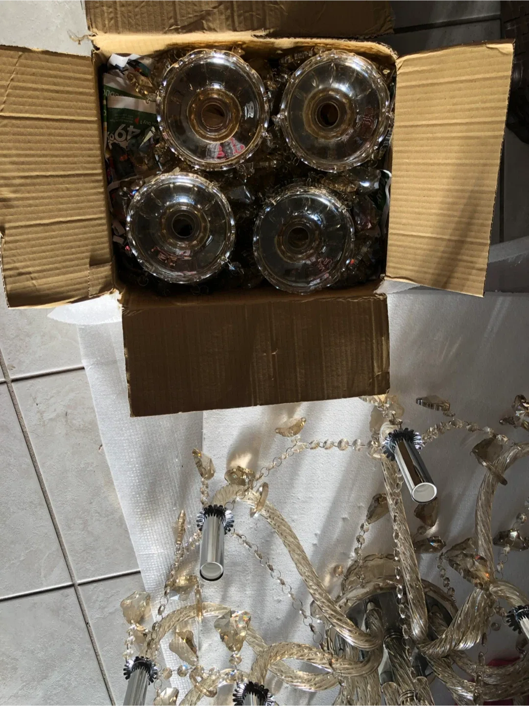 Crystal living room Chandelier image indicator(6)